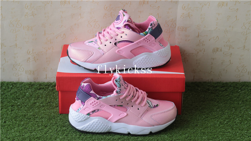 Nike Air Huarache Pink Flower